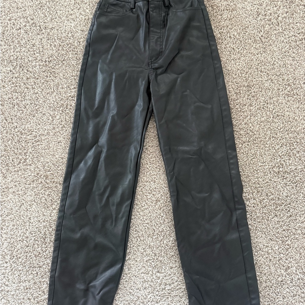 H&M Vegan Leather Pants